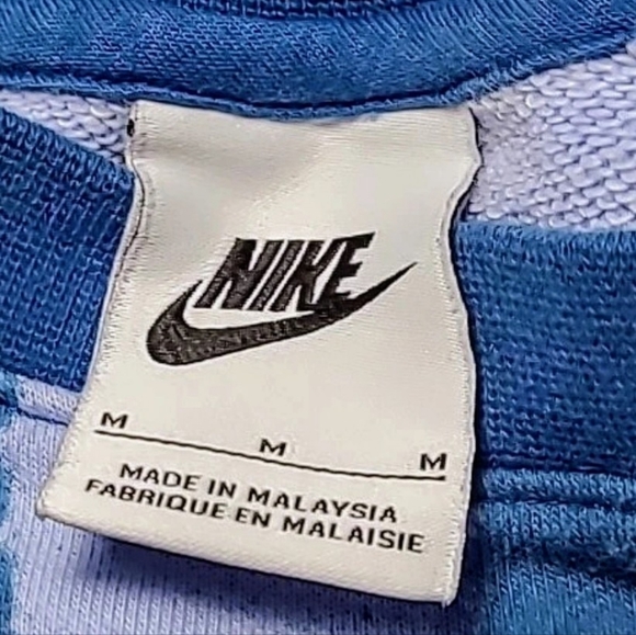 Nike Men's Blue Patterned Sweater Medium - Picture 4 of 13